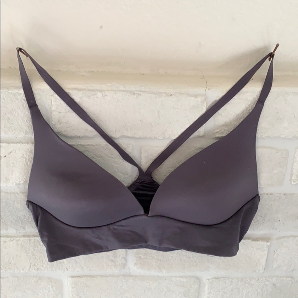 Gray Criss-Cross Victoria’s Secret Bra
